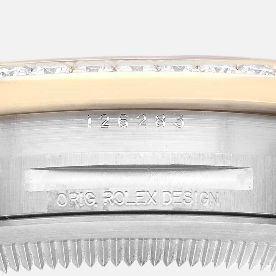 Rolex Datejust 126283 Two-Tone Steel & Yellow Gold Diamond Dial 36mm