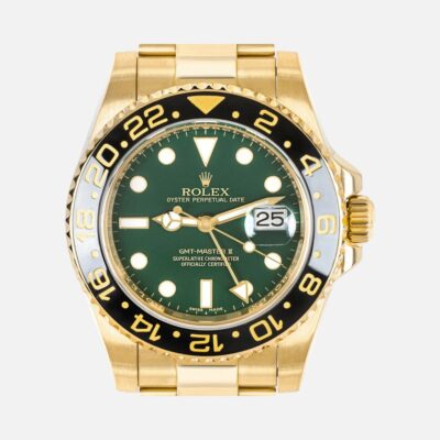 Rolex GMT-Master II 116718LN Yellow Gold Black Bezel 40mm