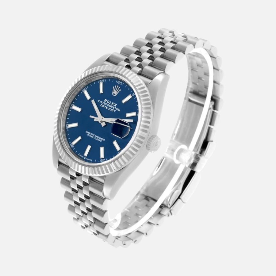 Rolex Datejust 41 126334 Steel White Gold Blue Dial 41mm