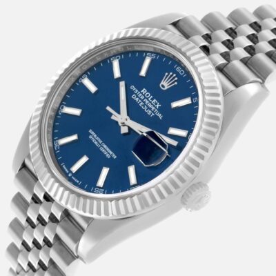 Rolex Datejust 41 126334 Steel White Gold Blue Dial 41mm