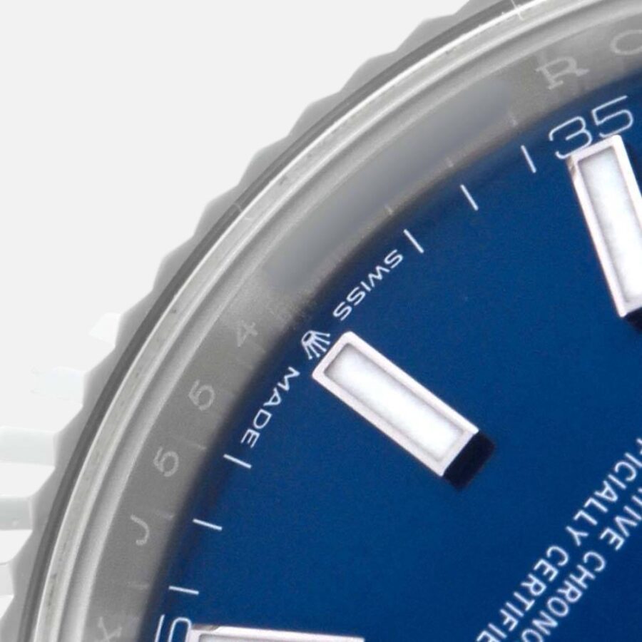 Rolex Datejust 41 126334 Steel White Gold Blue Dial 41mm