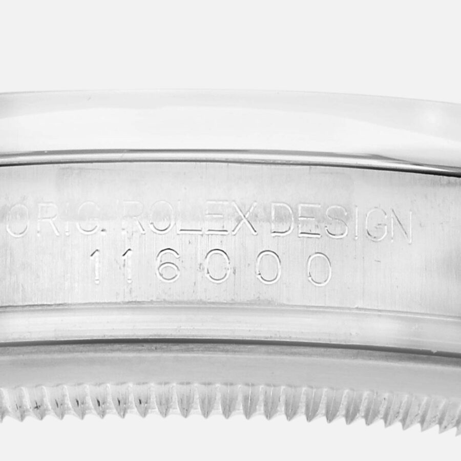 Rolex Oyster Perpetual 116000 Red Grape Dial 36mm Steel