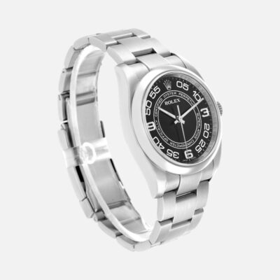Rolex Oyster Perpetual 116000 Black Concentric Dial 36mm Steel