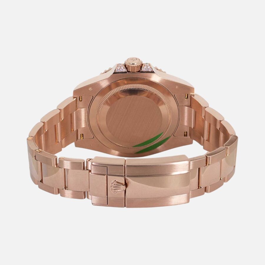 Rolex GMT-Master II 126755SARU Everose Gold SARU Gem-Set Bezel 40mm