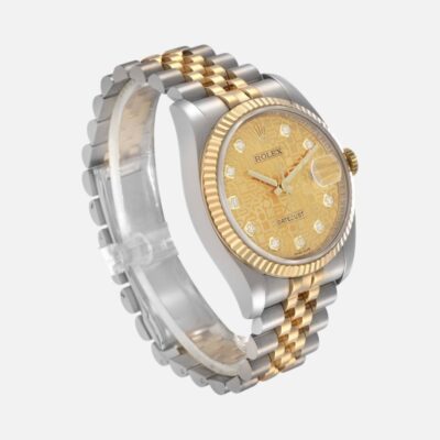 Rolex Datejust 116233 Two-Tone Steel & Yellow Gold Diamond Dial 36mm