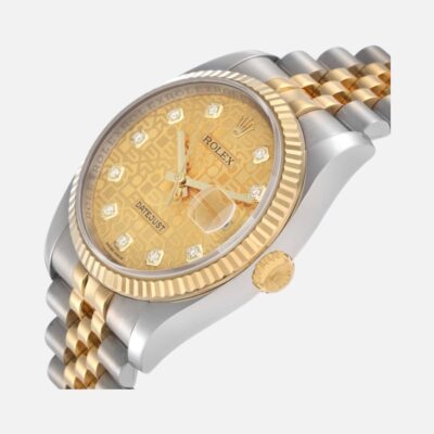 Rolex Datejust 116233 Two-Tone Steel & Yellow Gold Diamond Dial 36mm