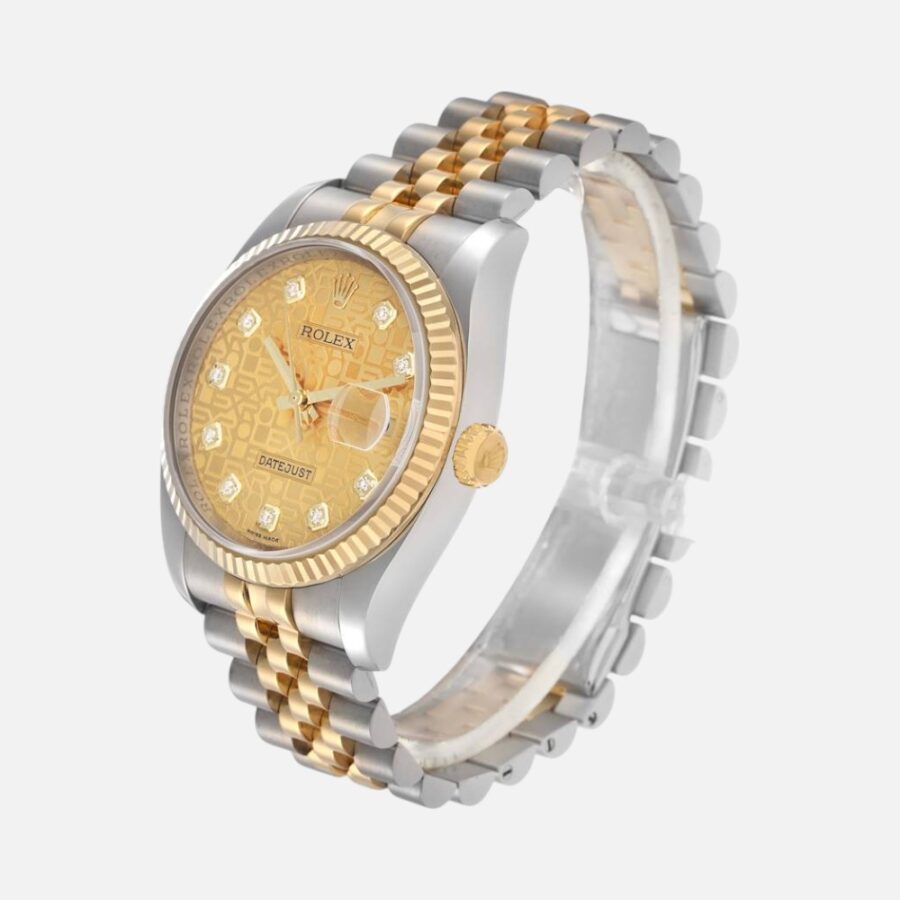 Rolex Datejust 116233 Two-Tone Steel & Yellow Gold Diamond Dial 36mm