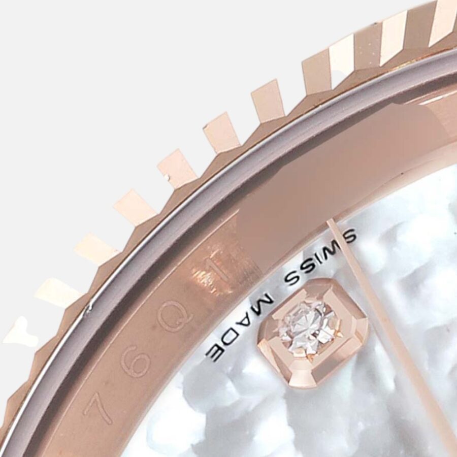 Rolex Datejust 36 116135 MOP Diamond Dial Rose Gold 36mm