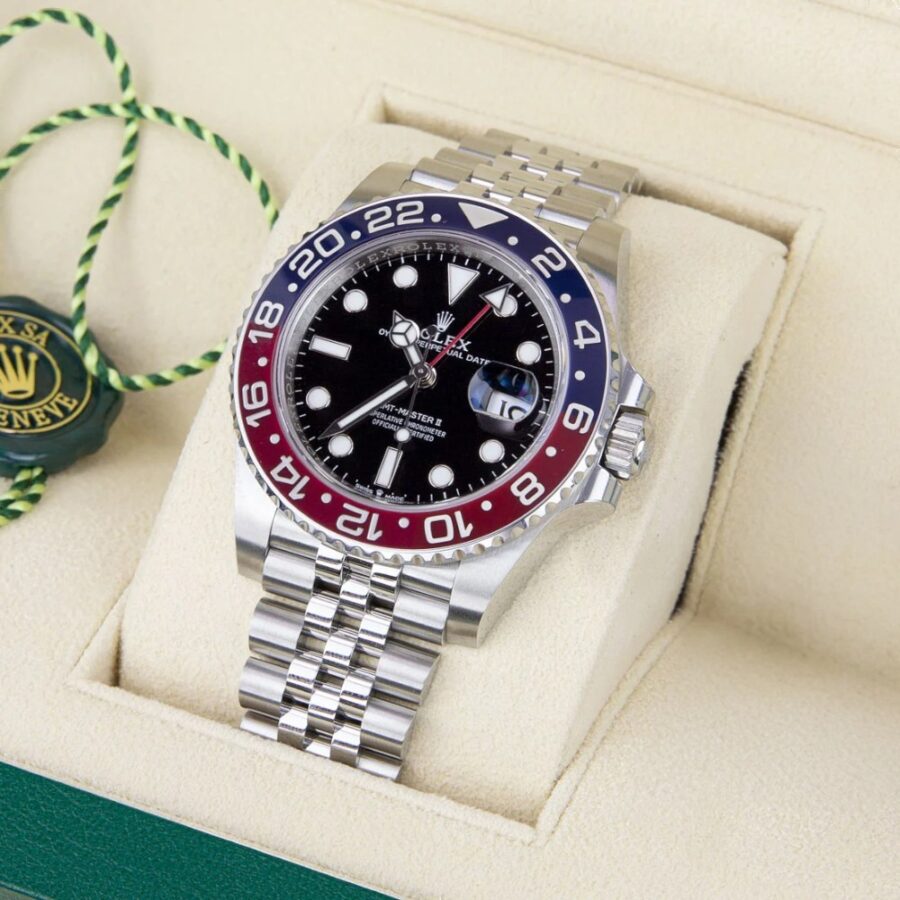 Rolex GMT-Master II 126710BLRO Pepsi Bezel Stainless Steel 40mm