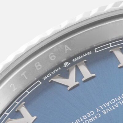 Rolex Datejust 41 126334 Blue Roman Dial Steel White Gold