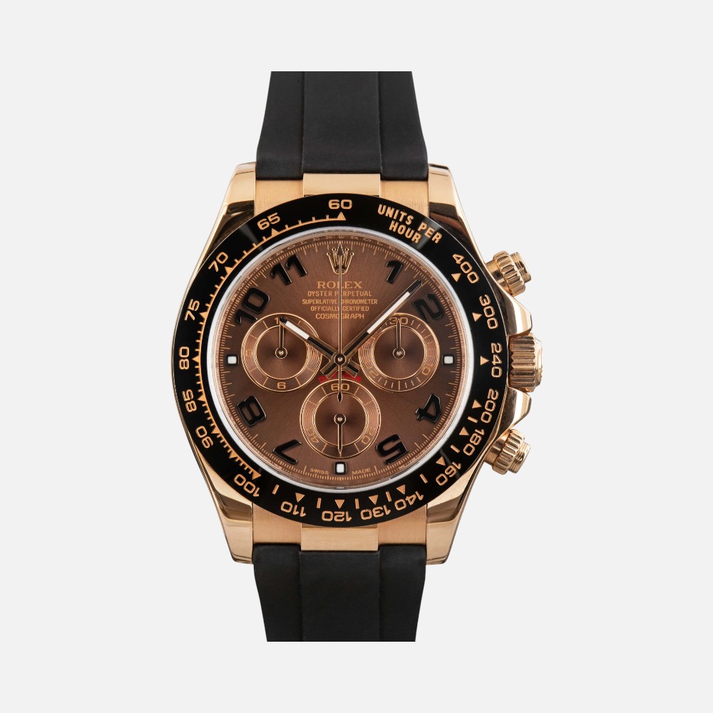 Rolex Daytona 116515 Chocolate Arabic Dial Chronograph