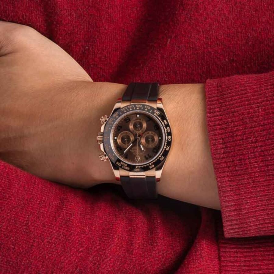 Rolex Daytona 116515 Chocolate Arabic Dial Chronograph