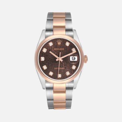 Rolex Datejust 36 126201 Diamond Dial Steel Everose Gold
