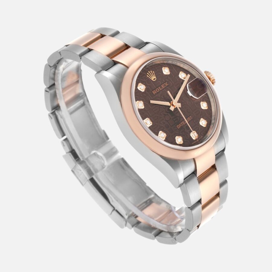 Rolex Datejust 36 126201 Diamond Dial Steel Everose Gold