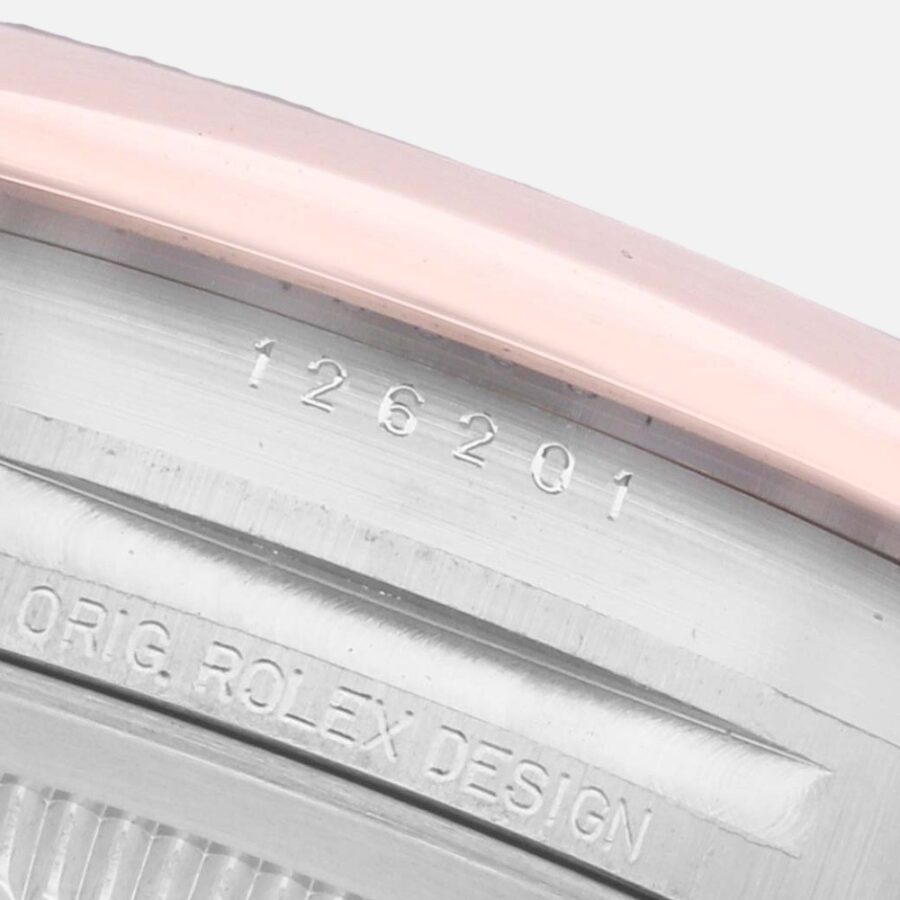 Rolex Datejust 36 126201 Diamond Dial Steel Everose Gold