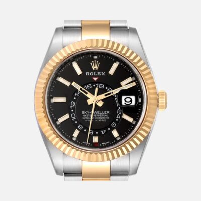 Rolex Sky-Dweller 326933 Steel Yellow Gold White Dial 42mm