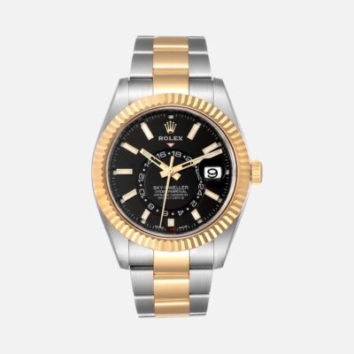 Rolex Sky-Dweller 326933 Steel Yellow Gold White Dial 42mm