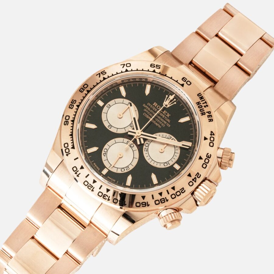Rolex Daytona 126505 Everose Gold Black Dial Chronograph