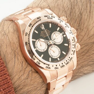 Rolex Daytona 126505 Everose Gold Black Dial Chronograph