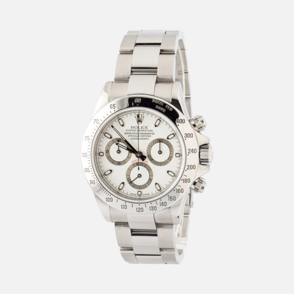 Rolex Daytona 116520 White Index Dial Chronograph
