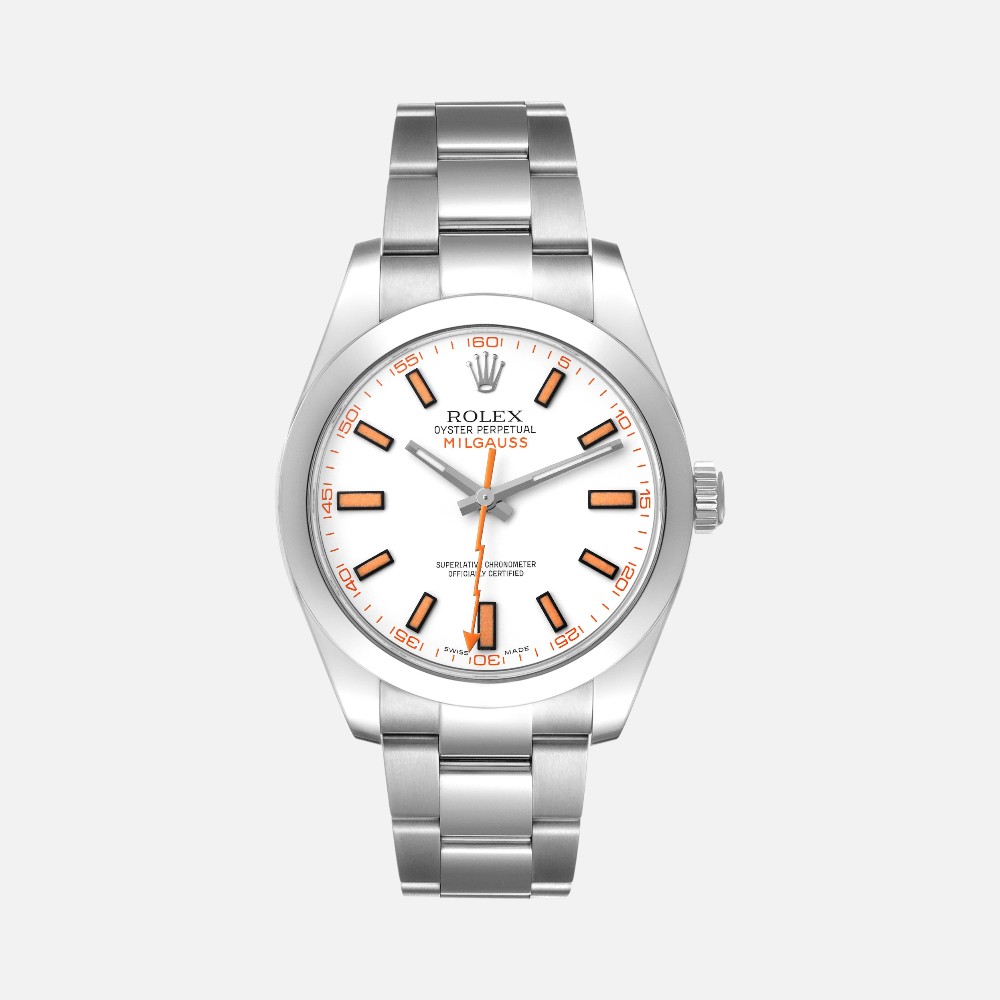 Rolex Milgauss 116400 White Dial Stainless Steel 40mm