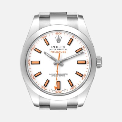 Rolex Milgauss 116400 White Dial Stainless Steel 40mm