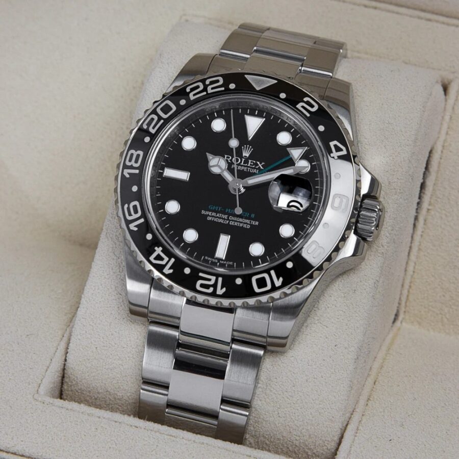 Rolex GMT-Master II 116710LN Black Bezel Stainless Steel 40mm