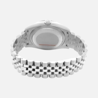 Rolex Datejust 116244 Steel White Gold Silver Diamond Dial 36mm