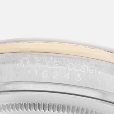 Rolex Datejust 116243 Yellow Gold Anniversary Diamond 36mm