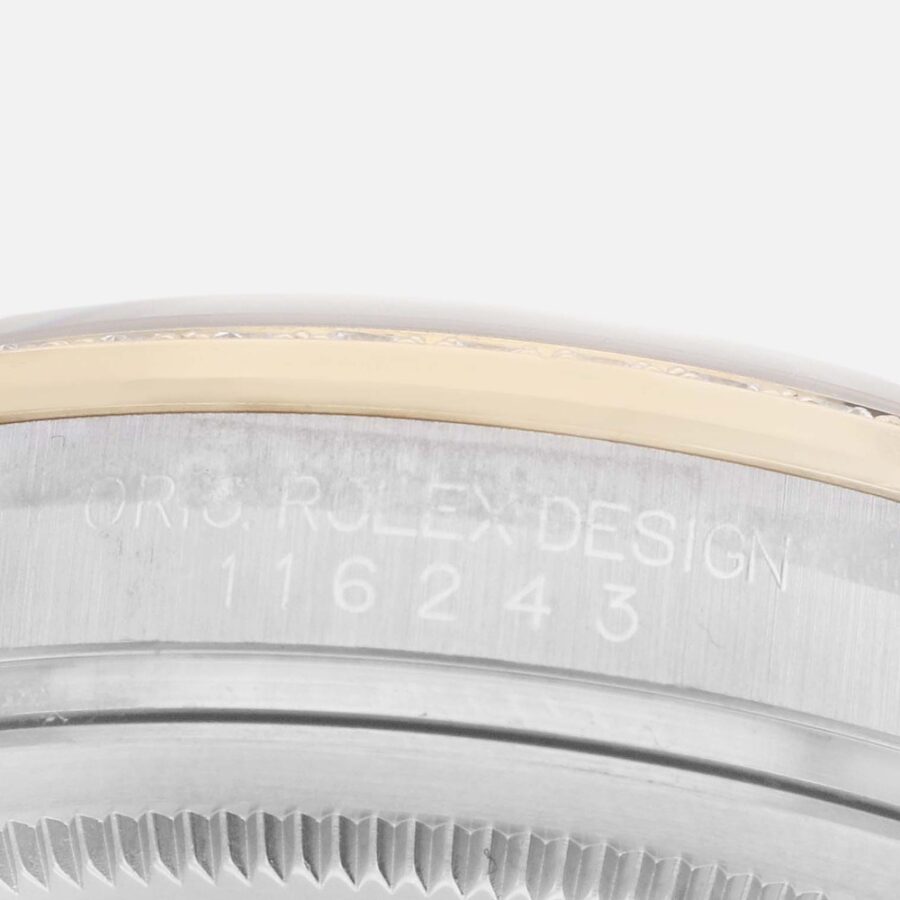 Rolex Datejust 116243 Yellow Gold Anniversary Diamond 36mm