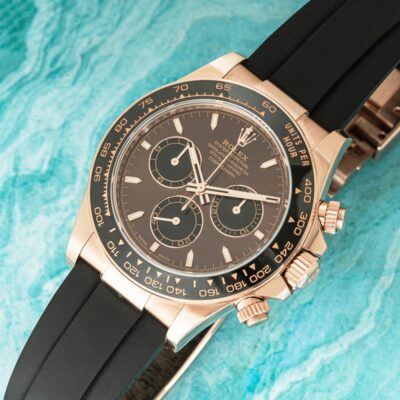 Rolex Daytona 126515LN Everose Gold Black Chronograph Dial