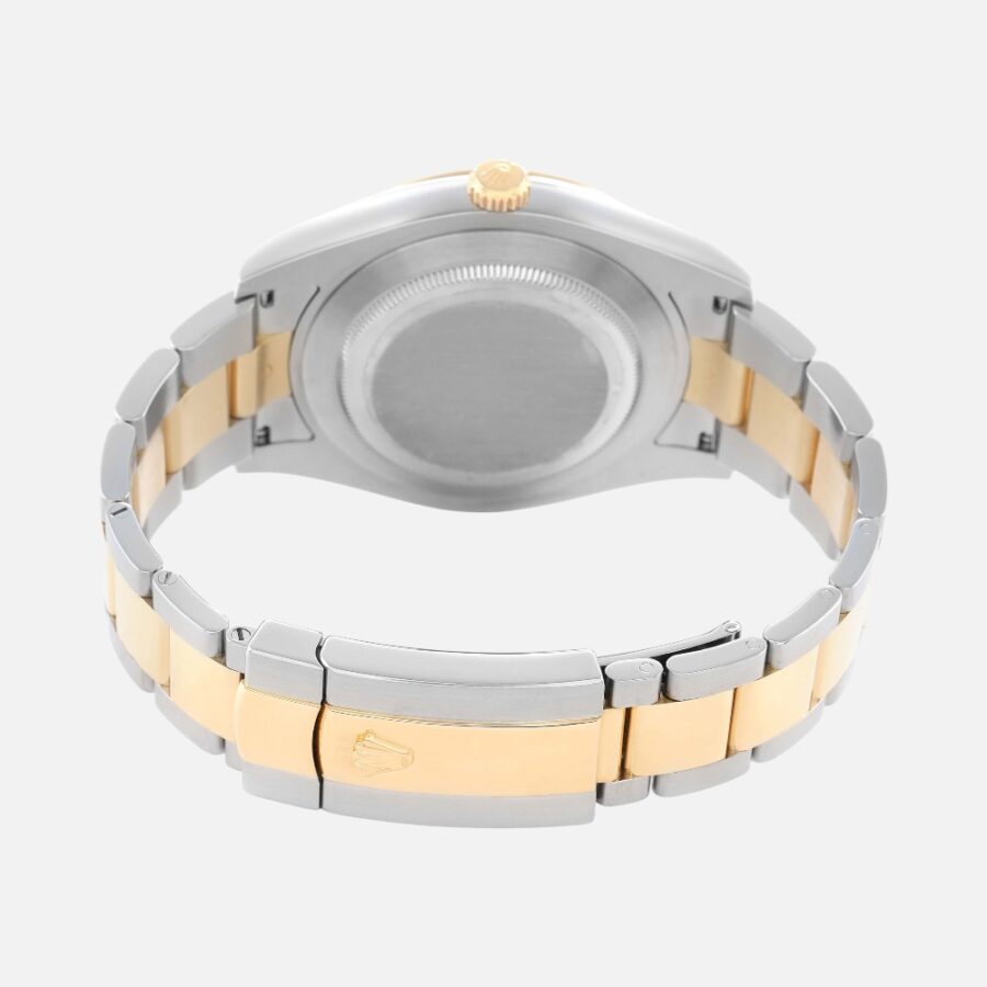 Rolex Datejust II 116333 Black Roman Dial Steel Yellow Gold 41mm