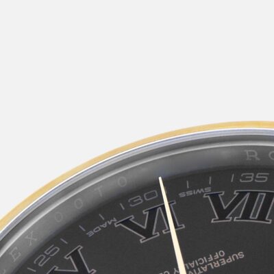 Rolex Datejust II 116333 Black Roman Dial Steel Yellow Gold 41mm