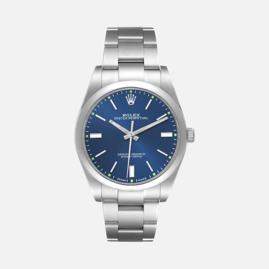 Rolex Oyster Perpetual 114300 Blue Dial 39mm Steel