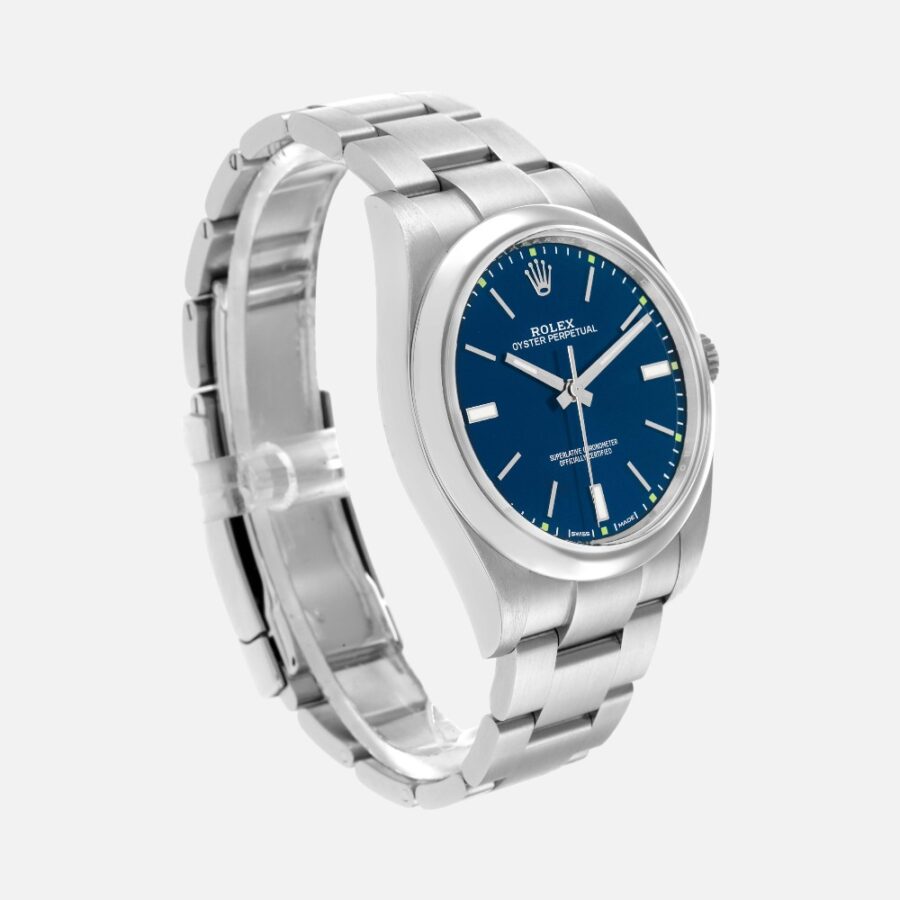 Rolex Oyster Perpetual 114300 Blue Dial 39mm Steel