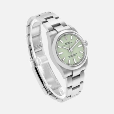 Rolex Oyster Perpetual 124200 Pistachio Dial 34mm Steel