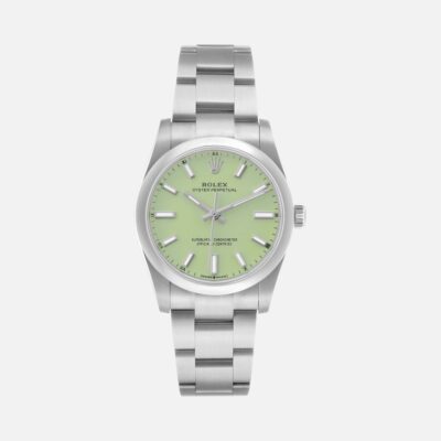 Rolex Oyster Perpetual 124200 Pistachio Dial 34mm Steel