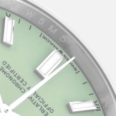 Rolex Oyster Perpetual 124200 Pistachio Dial 34mm Steel