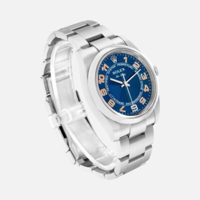 Rolex Air-King 114200 Blue Concentric Dial Stainless Steel
