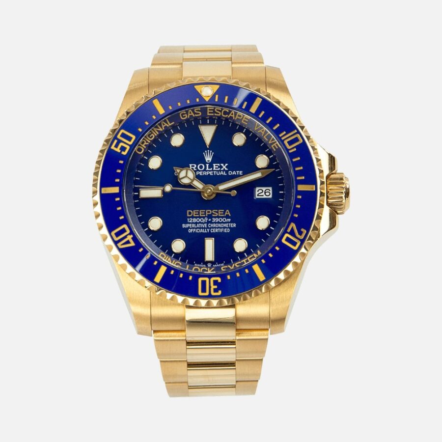 minbhbbvgh (1) Rolex Deepsea 136668LB Deep-Blue Dial Yellow Gold 44mm