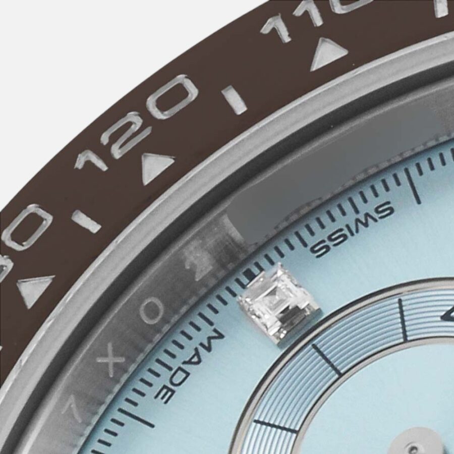 Rolex Daytona 116506 Ice Blue Diamond Dial 40mm Platinum