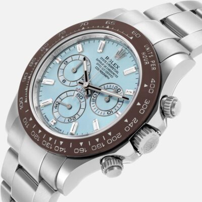 Rolex Daytona 116506 Ice Blue Diamond Dial 40mm Platinum