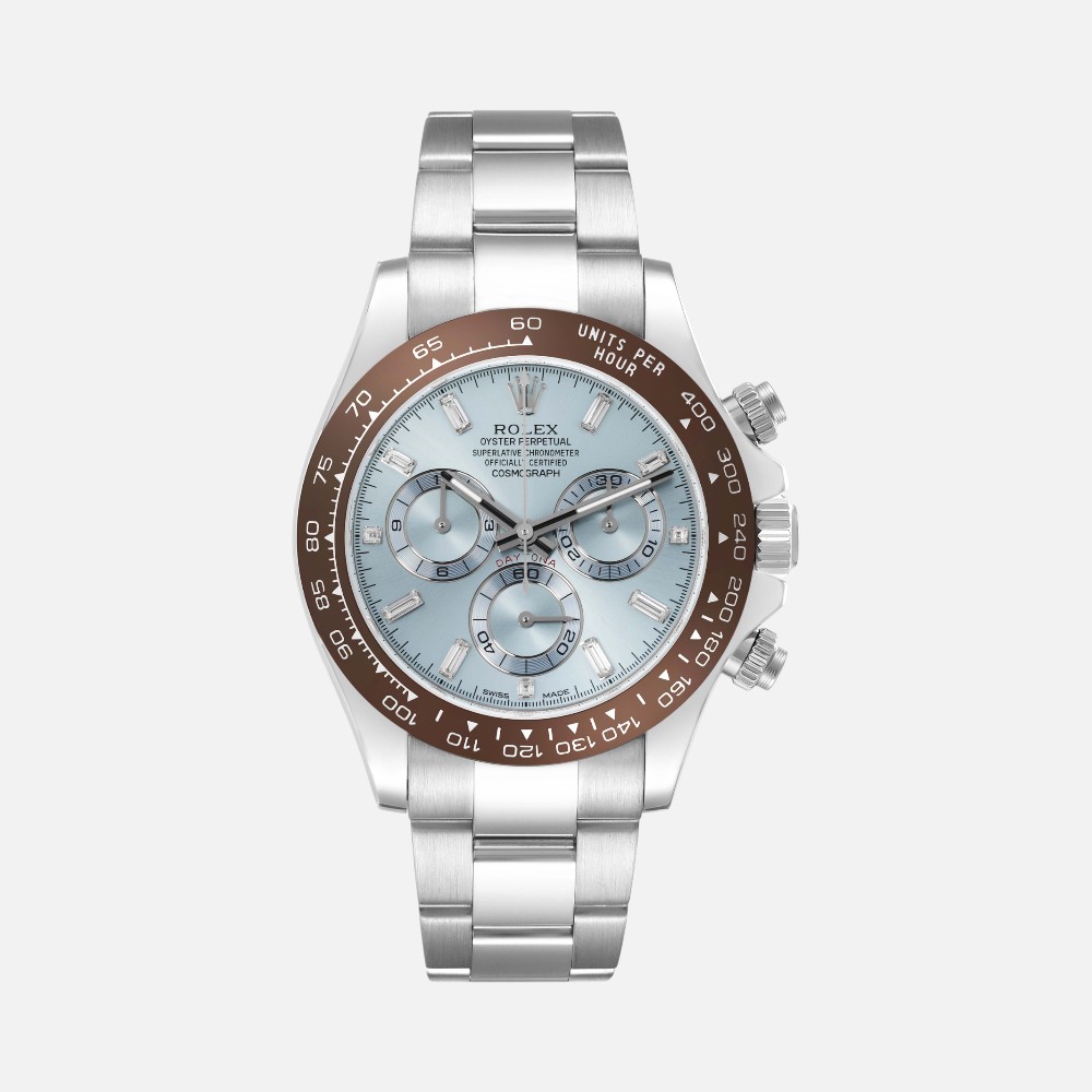 Rolex Daytona 116506 Ice Blue Diamond Dial 40mm Platinum