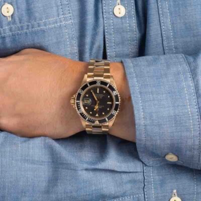 Rolex Submariner 16808 18K Yellow Gold 40mm Vintage