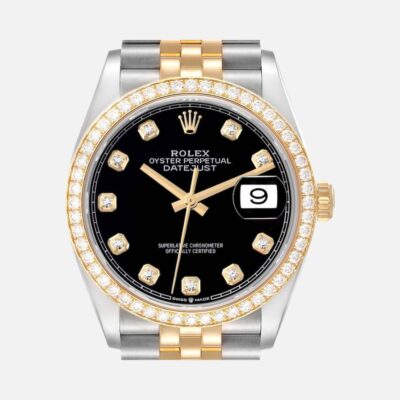 Rolex Datejust 126283 Two-Tone Steel & Yellow Gold Diamond Dial 36mm