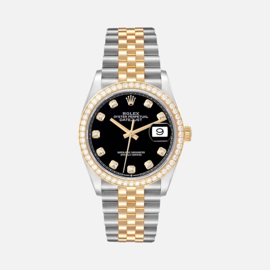 rolex-datejust-36-steel-yellow-g Rolex Datejust 126283 Two-Tone Steel & Yellow Gold Diamond Dial 36mm