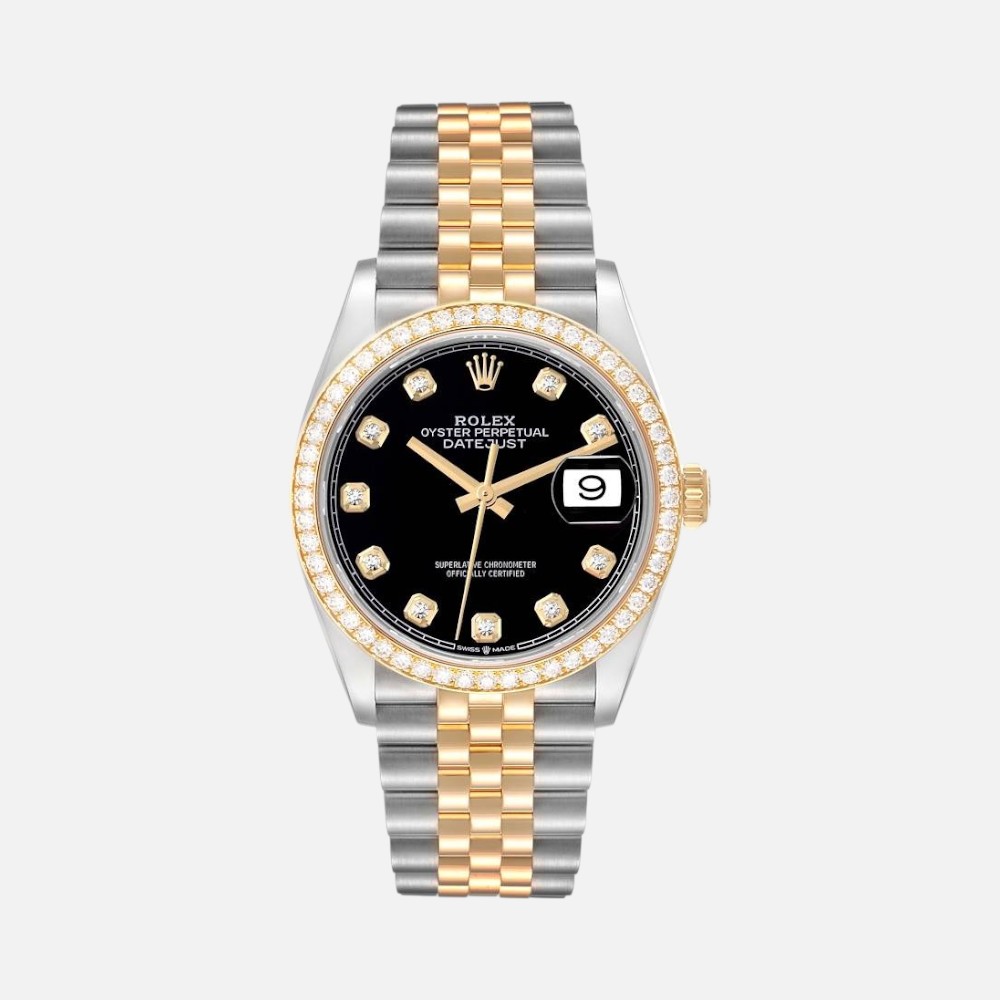Rolex Datejust 126283 Two-Tone Steel & Yellow Gold Diamond Dial 36mm