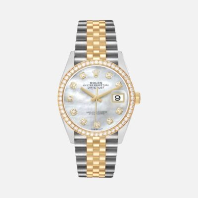 Rolex Datejust 126283 Two-Tone Steel & Yellow Gold MOP Diamond Dial 36mm