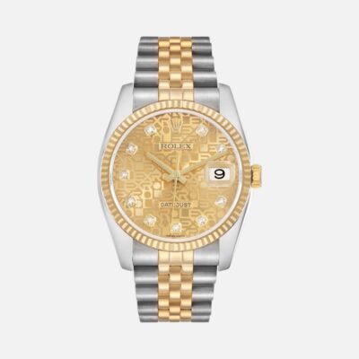 Rolex Datejust 116233 Two-Tone Steel & Yellow Gold Diamond Dial 36mm