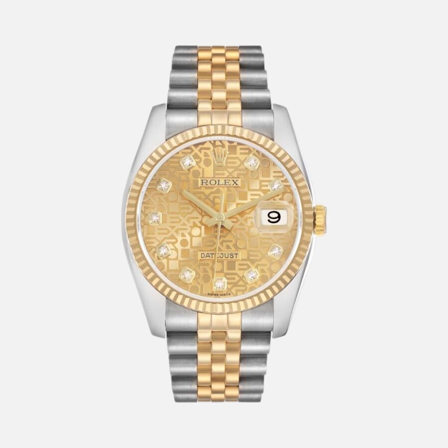 Rolex Datejust 116233 Two-Tone Steel & Yellow Gold Diamond Dial 36mm